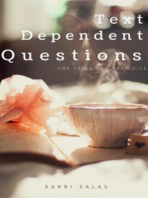 cover image of Text Dependent Questions for Pride and Prejudice